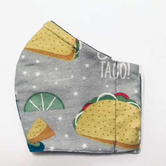 🌮Taco Face Mask w/ Filter and Removable Nose Bend - Picture 2 of 13